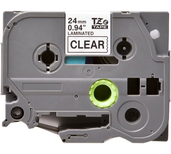 Изображение товара Картридж с лентой Solution print SP E-151 (Brother TZe-151) 24 мм, черный на прозрачном 131369