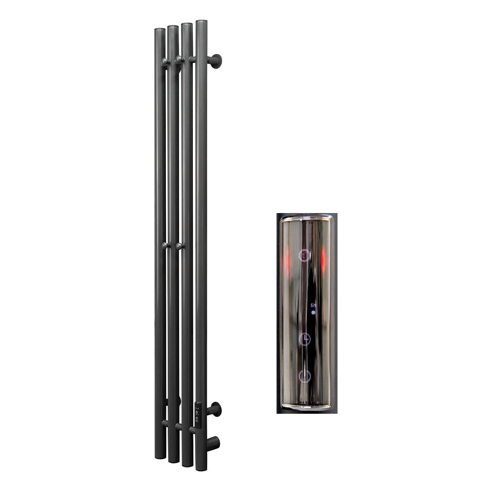 Изображение товара Полотенцесушитель Тругор Пэк сп Вектор 120_15 оружейная сталь ВГП - сенсор НФ-00000138