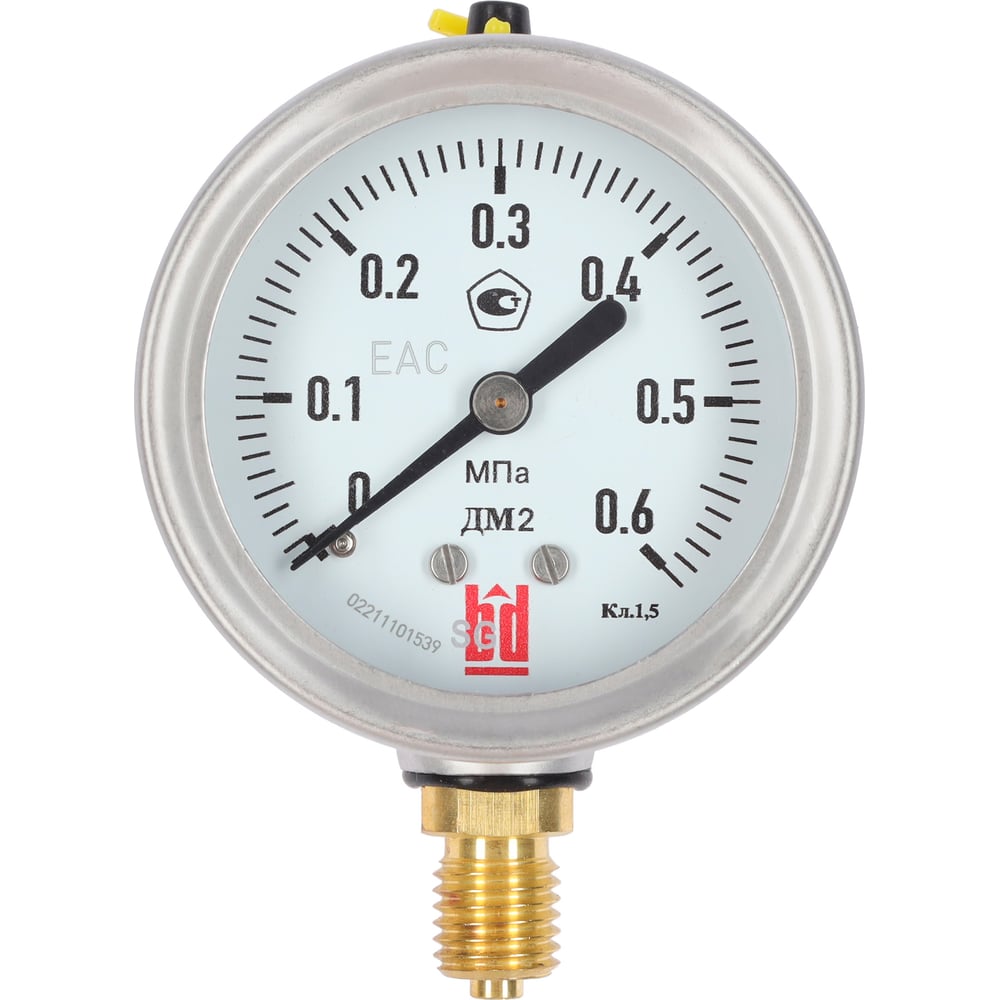 Изображение товара Манометр BD ДМ 2 100 Р 0-600 бар, 1/2 дюйма, IP65