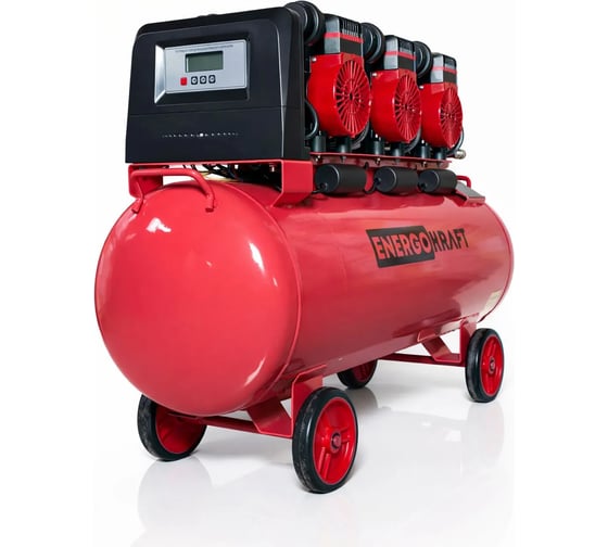 Изображение товара Компрессор ENERGOKRAFT 100 л/ресивер 4000 Вт 750 л/м AIRMAX 100/750 8 атм безмасляный 00-00002670