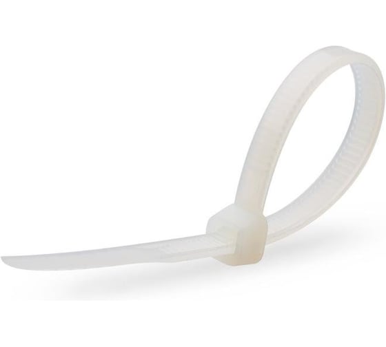 Изображение товара Стяжка нейлоновая HIMPT чёрная 5х400 мм (4,8х400 мм) пластиковая (100 шт) 00-00009180