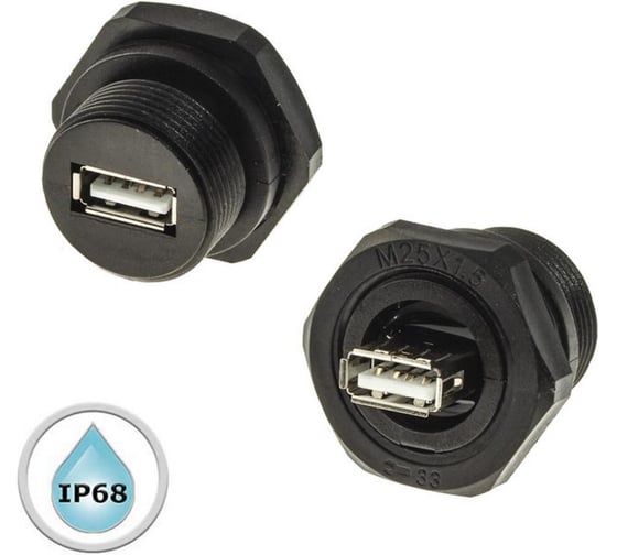 Изображение товара Разъем RUICHI M25USBZ0-2.0 107872