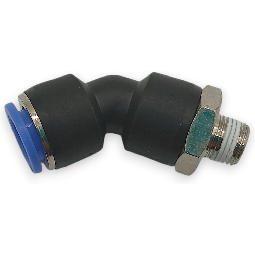 Изображение товара Фитинг цанговый угловой Контактная Механика 45,трубка 10мм, 1/8 KPL45 10-01