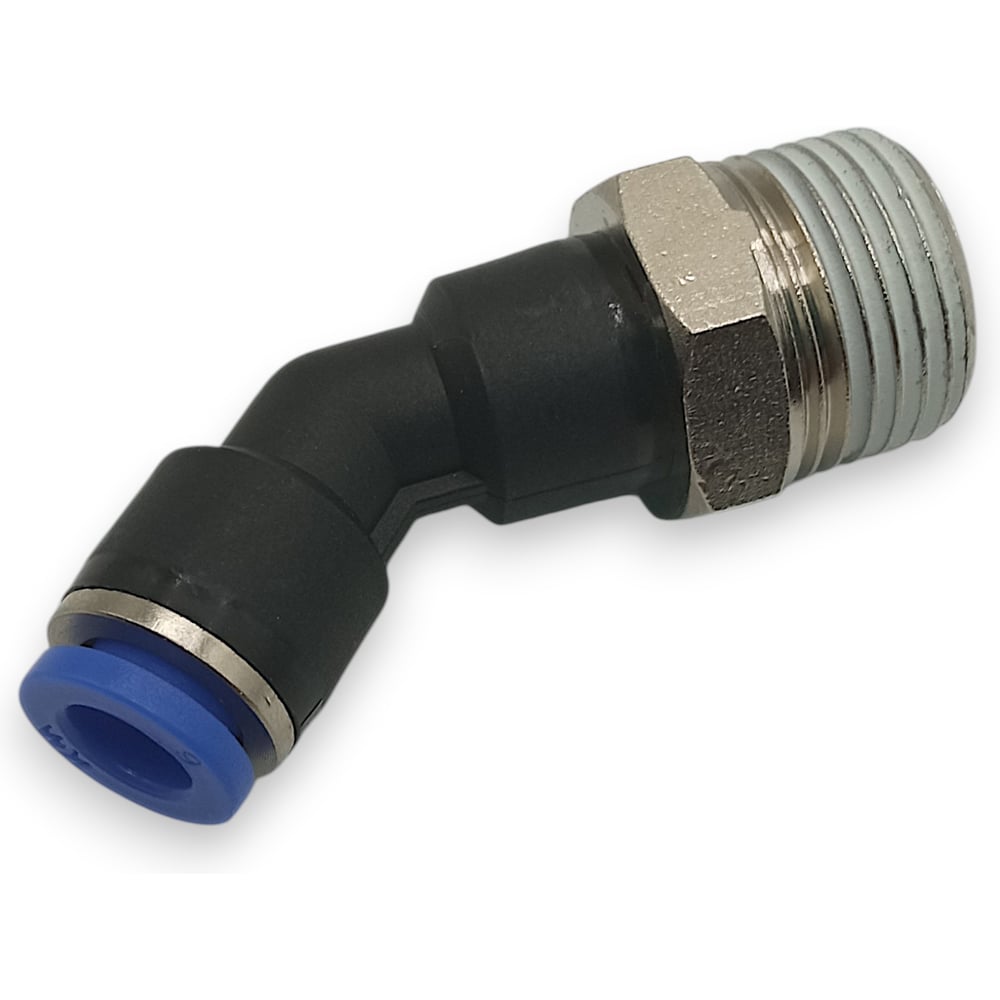 Изображение товара Фитинг цанговый угловой Контактная Механика 45,трубка 6мм, 3/8 KPL45 06-03