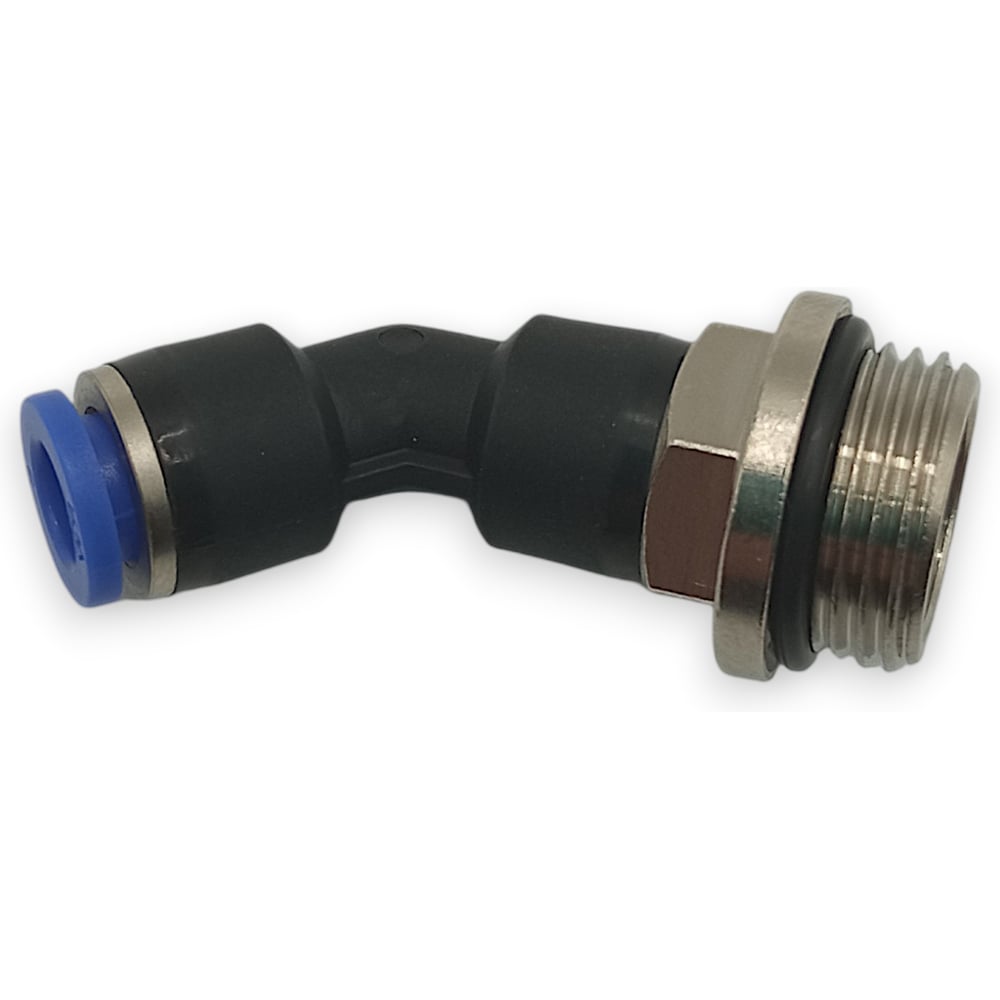 Изображение товара Фитинг цанговый угловой Контактная Механика 45, трубка 6мм, G3/8 Изображение товара Фитинг цанговый угловой Контактная Механика 45, трубка 6мм, G3/8