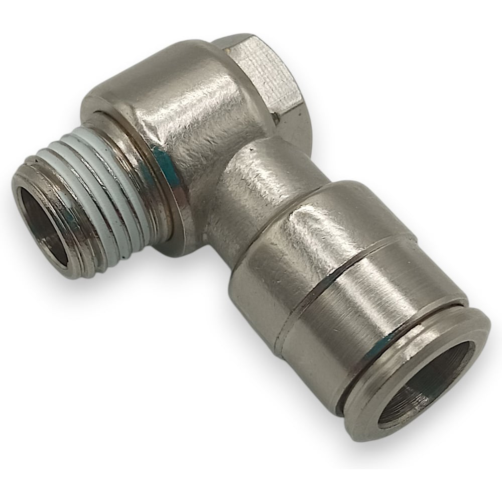 Изображение товара Фитинг угловой Контактная Механика 1/4, трубка 10мм KEMH10-02P-A