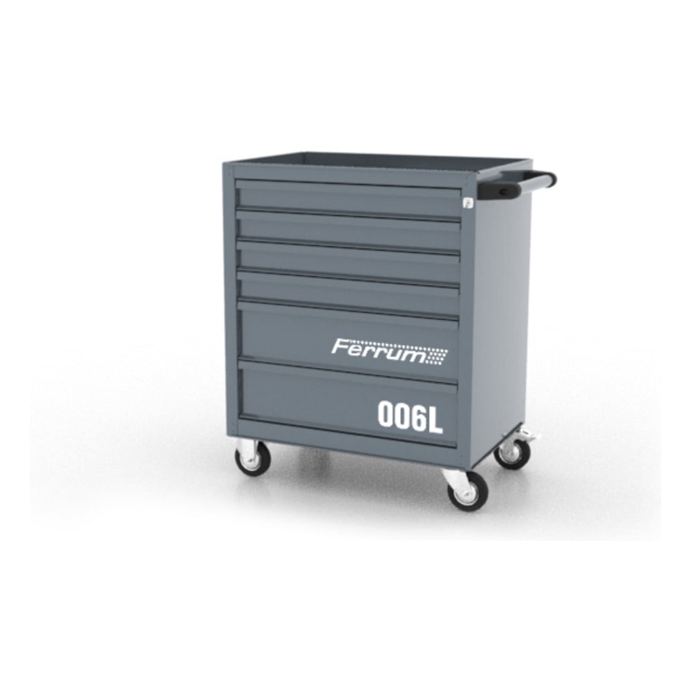 Изображение товара Тележка инструментальная с 6 ящиками FERRUM 02.006L-7046