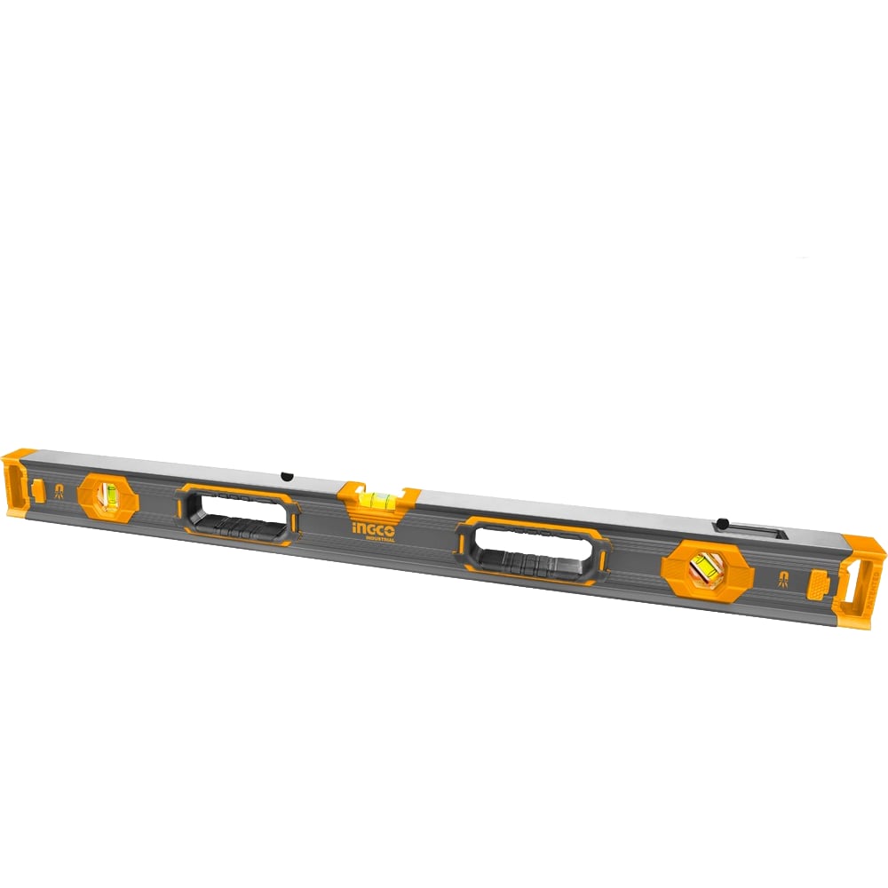 Изображение товара Уровень INGCO HSL68120 с усиленным корпусом, 1200 мм, 3 глазка