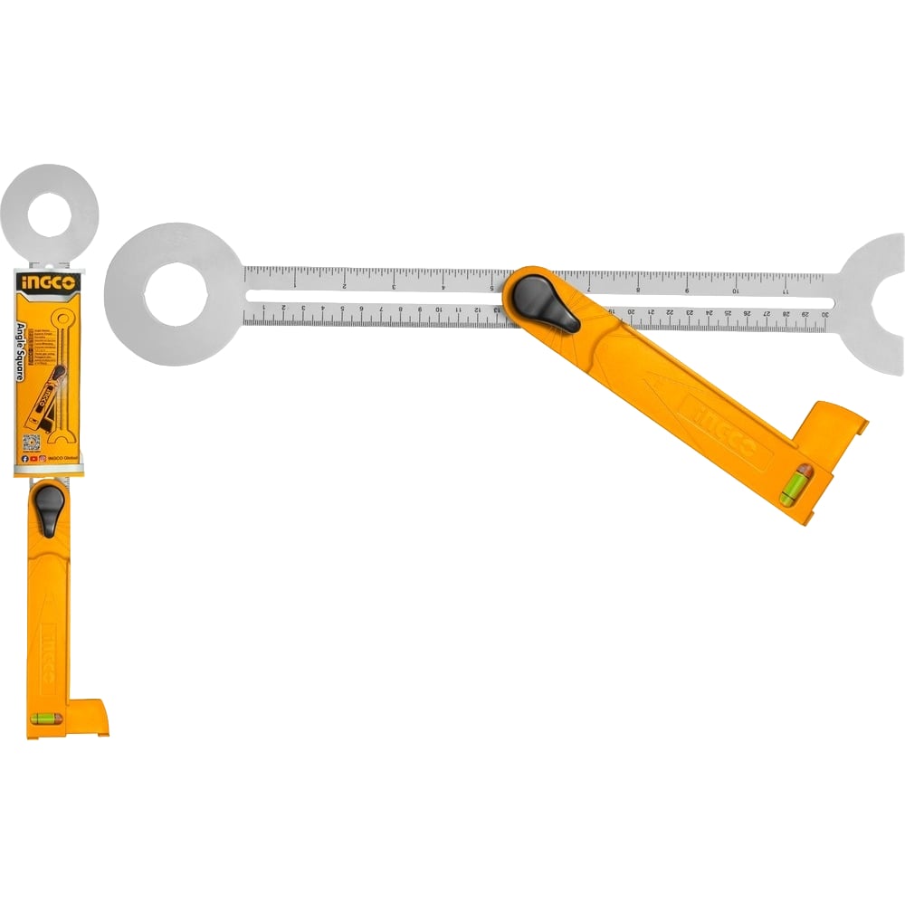 Изображение товара Угольник кровельный INGCO HAS3001 450 мм с двумя шкалами