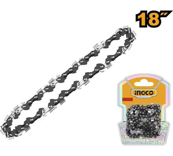 Изображение товара Цепь для бензопилы INGCO 18 AGSC51801