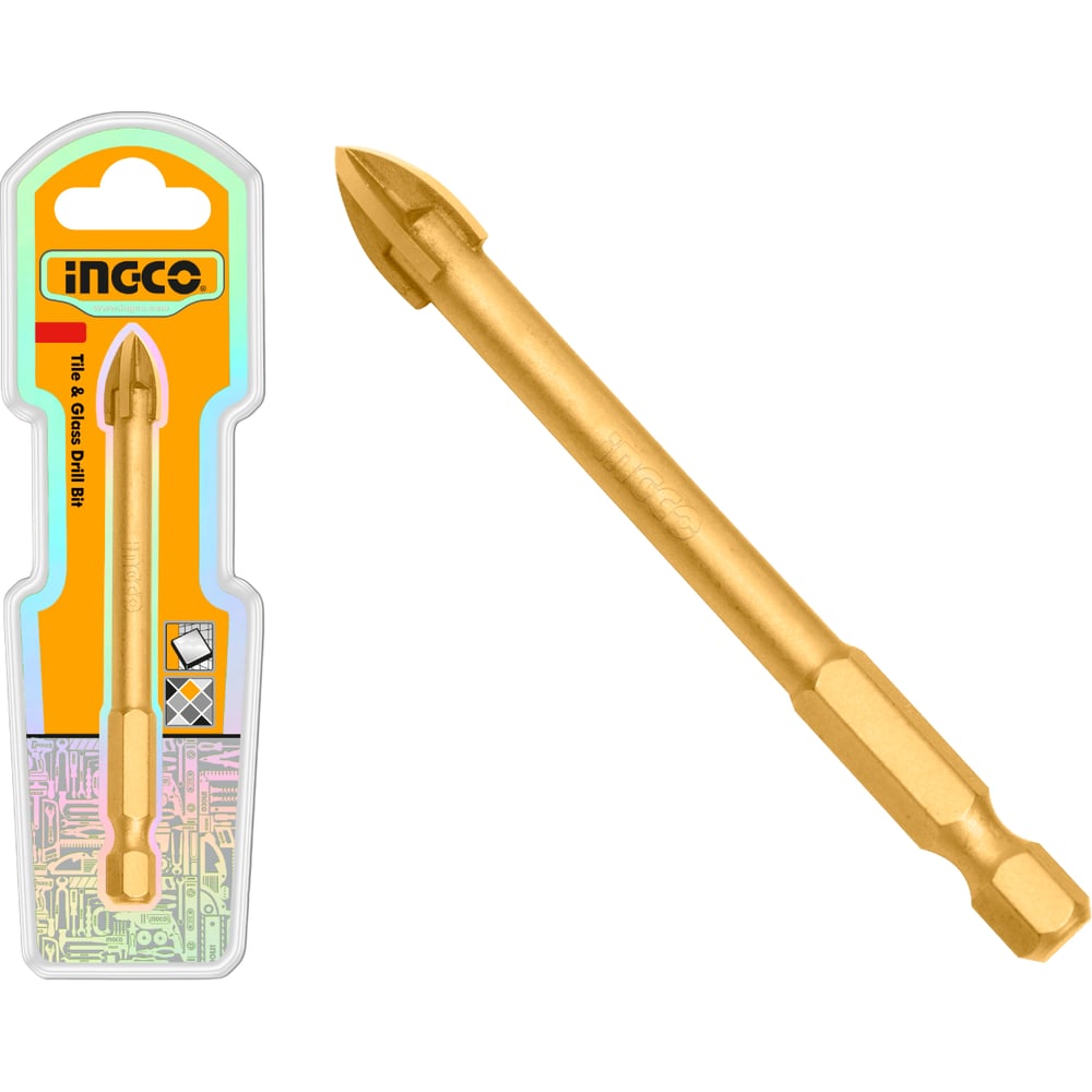 Изображение товара Сверло INGCO DBG1131201 12 мм для плитки и стекла