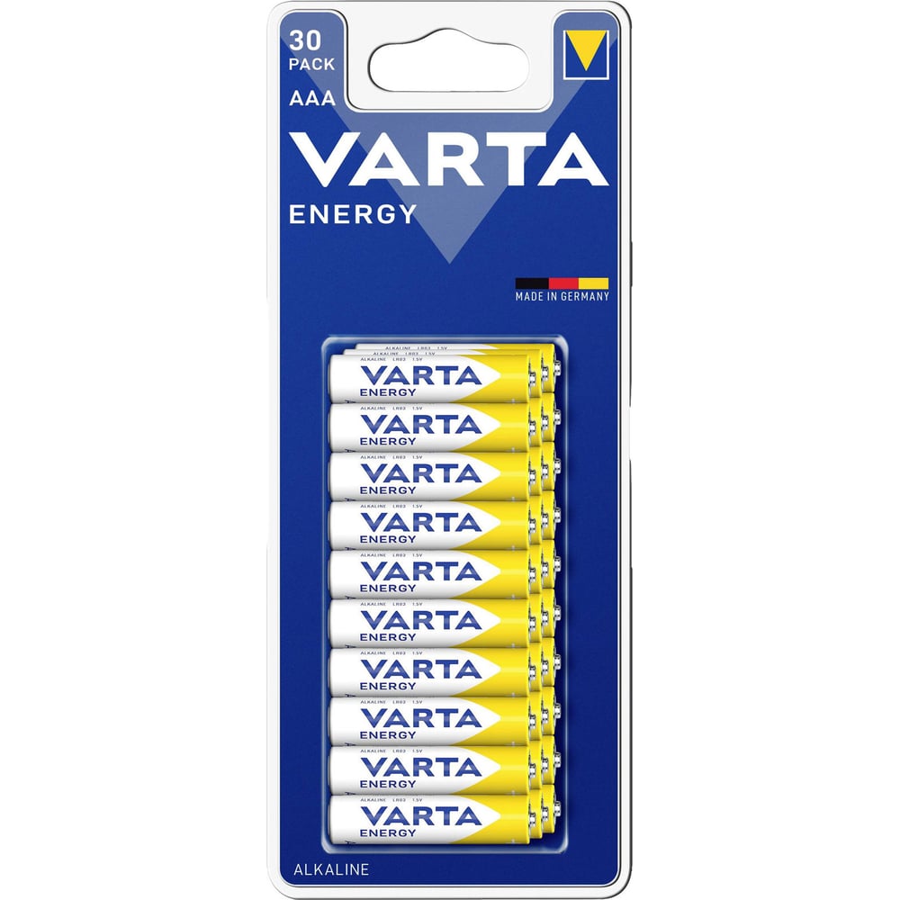 Изображение товара Батарейки Varta Energy LR03/AAA BL30 4103229630 RPL00776