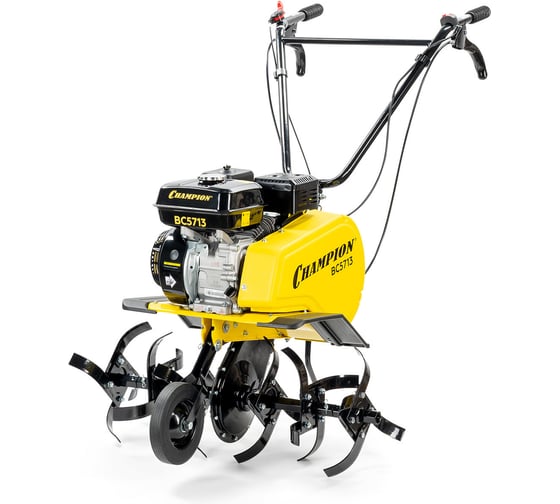 Изображение товара Мотокультиватор Champion ВC5713 (6,5лс, 1F/1R, 54-78см, 33см, 3,6л, 48кг) BC5713