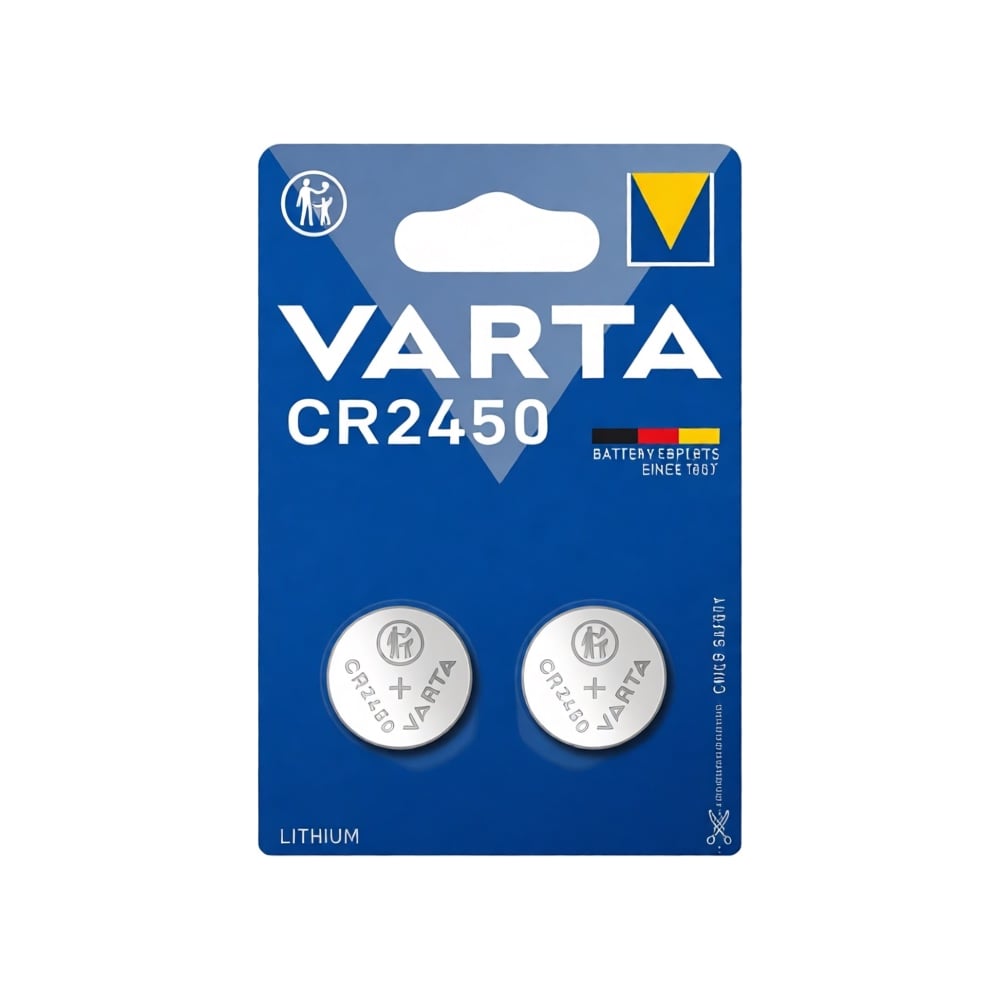 Изображение товара Батарейка CR2450 Varta BL2 3V литиевый элемент FR, 2 шт в блистере