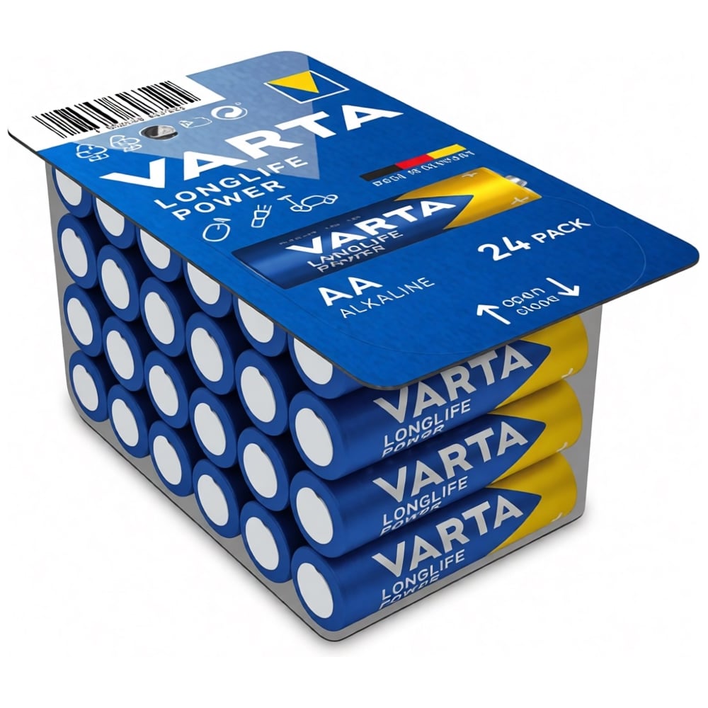 Изображение товара Батарейки Varta Longlife Power LR06/AA BL24 4906301124 RPL00184