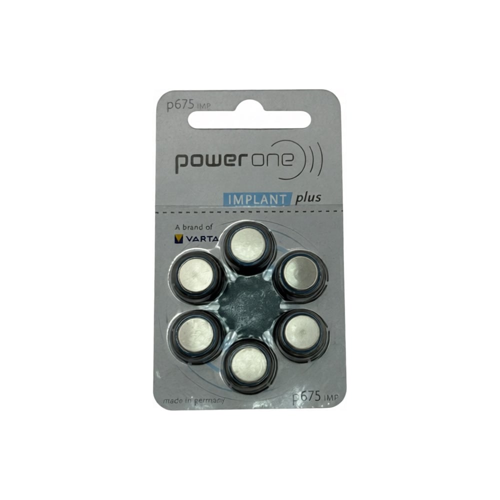 Батарейки Varta P675 IMPLANT PLUS (24602210406) RPL00784