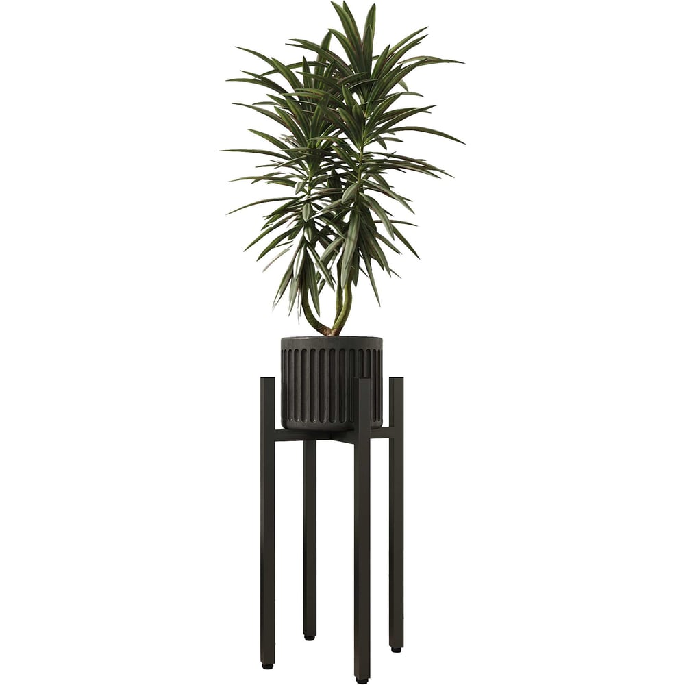 Изображение товара Подставка для цветов Альянс мебель h-50 d-22 см Черная 856498 Изображение товара Подставка для цветов Альянс мебель h-50 d-22 см Черная 856498