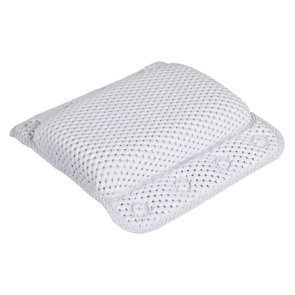 Изображение товара Водостойкая подушка для ванны VETTA 29x31x5 см из ПВХ с присосками белая