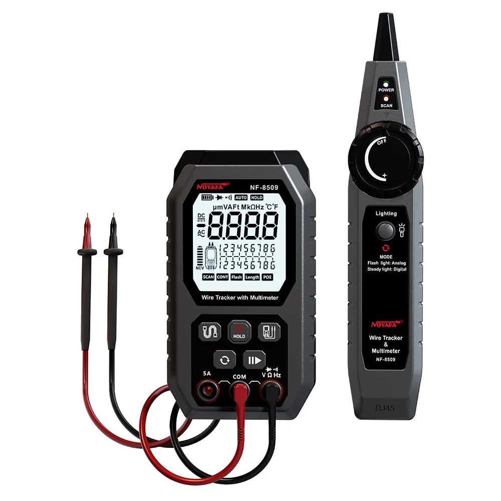 Изображение товара Кабельный тестер-мультиметр Noyafa NF-8509 N221 Изображение товара Кабельный тестер-мультиметр Noyafa NF-8509 N221