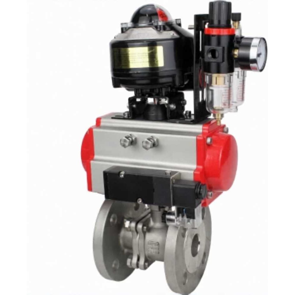 Изображение товара Кран шаровой DN40 PN16 нержавеющая сталь фланцевый прямой