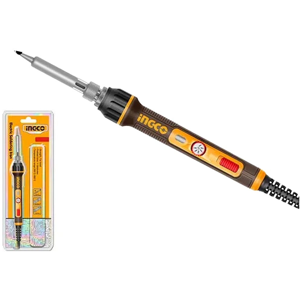 Изображение товара Паяльник электрический INGCO 90 Вт SI01608 Изображение товара Паяльник электрический INGCO 90 Вт SI01608