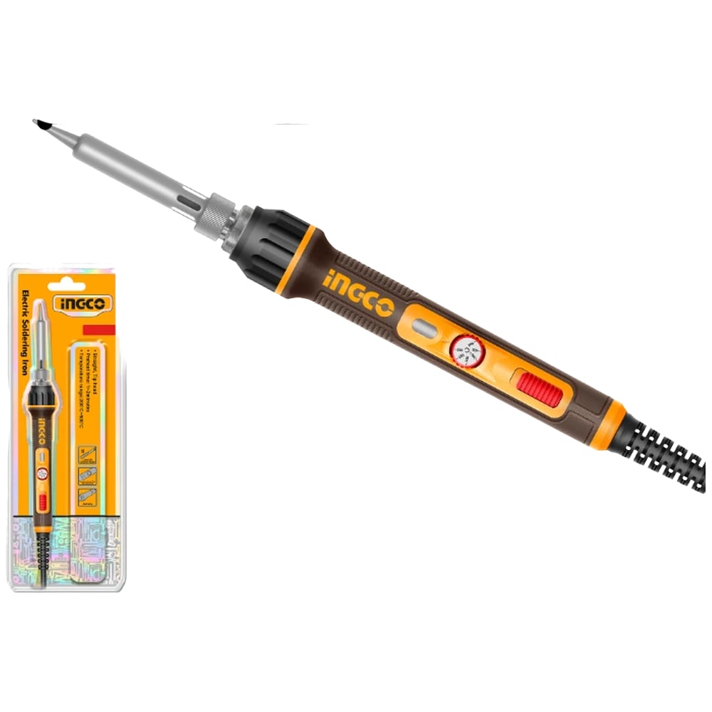 Изображение товара Паяльник электрический INGCO 70 Вт SI01606 Изображение товара Паяльник электрический INGCO 70 Вт SI01606