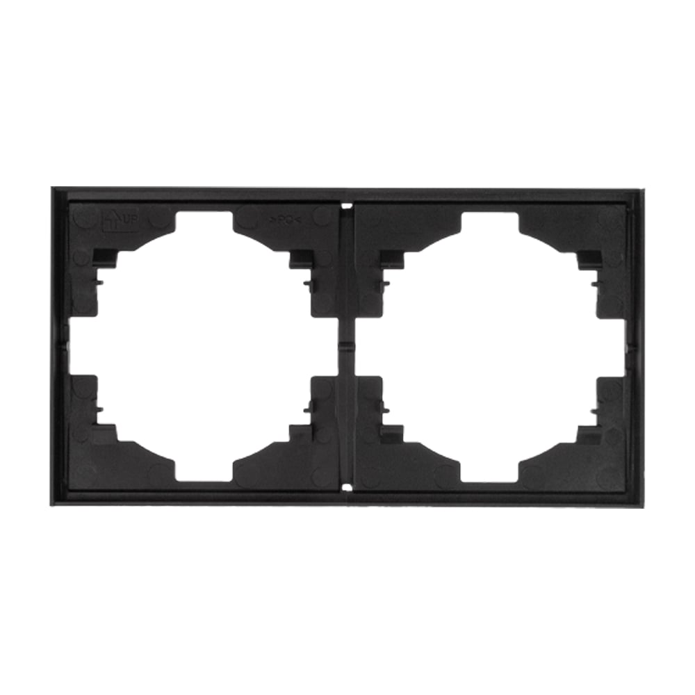 Изображение товара Рамка KRANZ STRONG 2-постовая, антрацит KR-78-0752-5 Изображение товара Рамка KRANZ STRONG 2-постовая, антрацит KR-78-0752-5