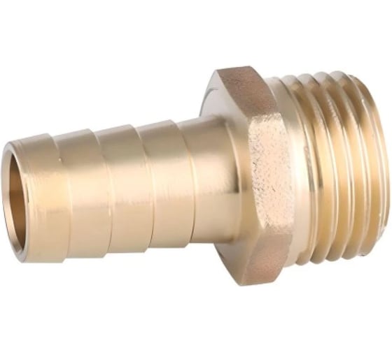 Изображение товара Штуцер латунный для бытовых и технических линий ViEiR 2шт с накидной гайкой 3/4 × выход 16 мм VR55/4-16