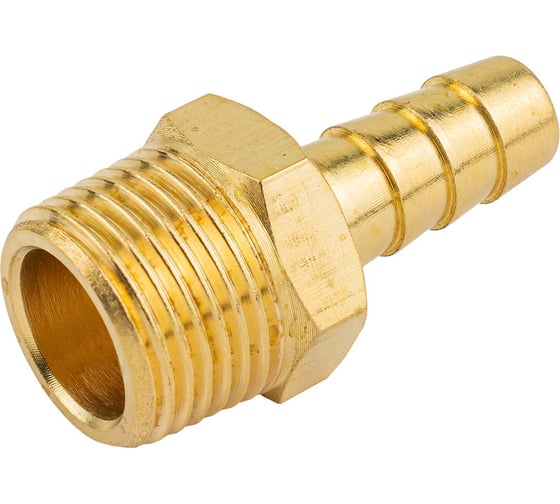 Изображение товара Штуцер пневматический Partner наруж. резьба 3/8- елочка 8мм PA-MH06/05(9234)