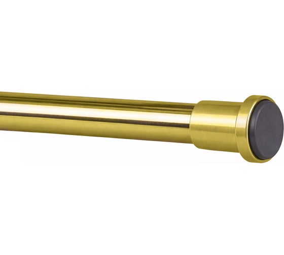 Изображение товара Карниз для ванной комнаты и кольца (комплект) Bath Plus 119×214 см, золото KNAK-023