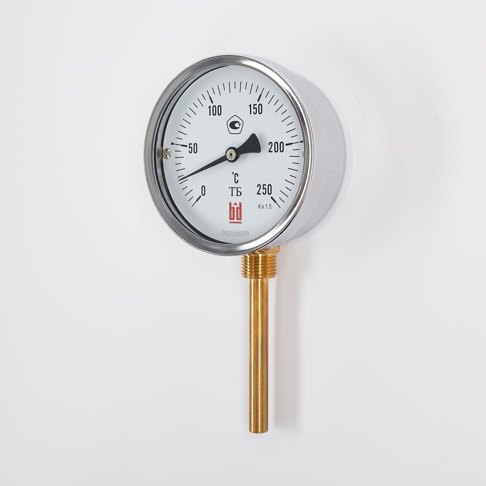 Изображение товара Биметаллический термометр BD ТБ 100Р/150 (0-250 С), G 1/2, 1,5 рос, 5393895289