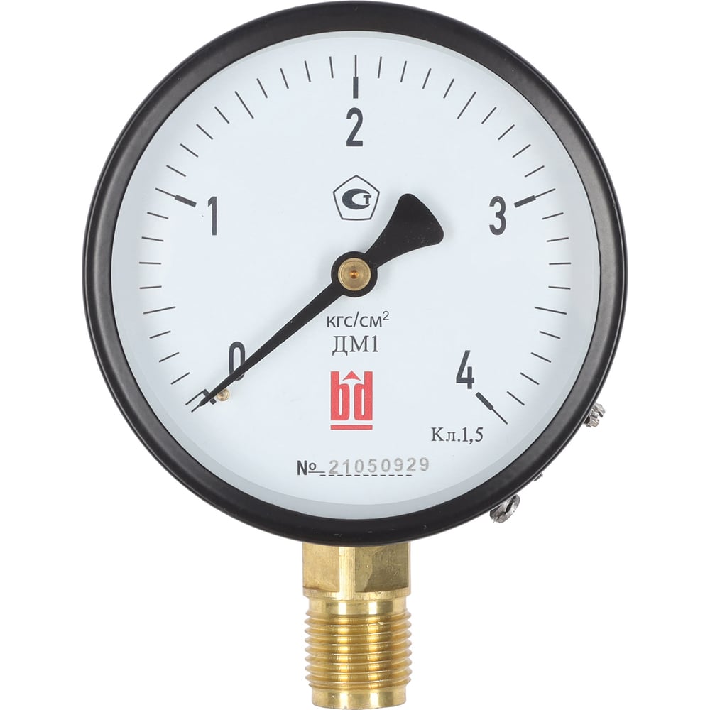 Изображение товара Манометр BD ДМ 1 Т2 100 Р (0-400) кгс/см2, кл.1,5, М20х1,5 54515245