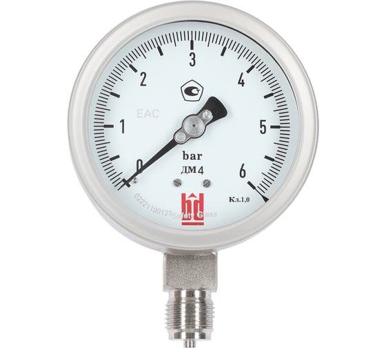 Изображение товара Манометр BD ДМ 4 100 Р (-1-0,6) бар, кл.1,0, G1/2 145122250927