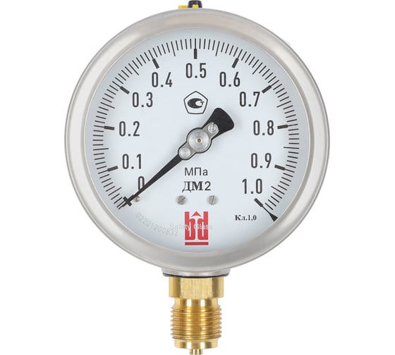 Изображение товара Манометр BD ДМ 2 100 Р (0-1) бар, кл.1,0, G1/2 125111152427