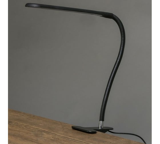 Изображение товара Светильник RISALUX настольный на прищепке Офисный черный 24LED USB 11х7,5х60,5 см 3726741