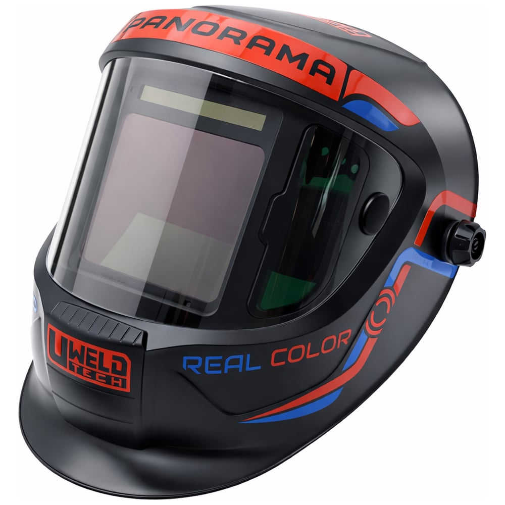 Изображение товара Маска сварочная Weld Хамелеон PANORAMA 100x96, 4-8/9-13, солнечная батарея