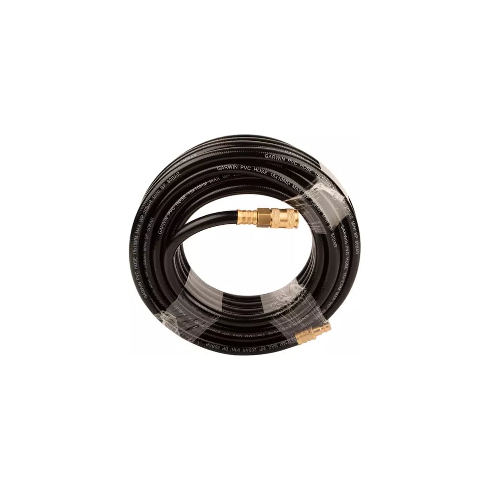 Изображение товара Шланг GARWIN ПВХ 10х15 10 м с БРС в комплекте