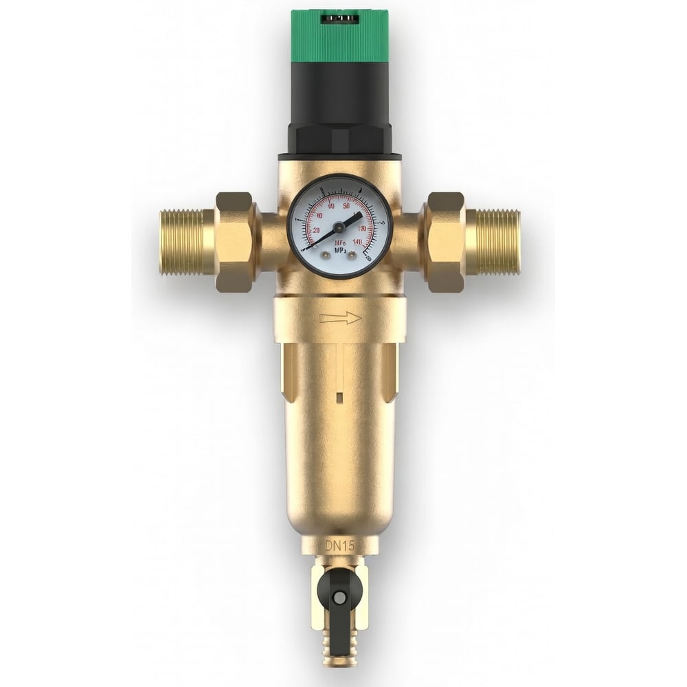 Изображение товара Фильтр с редуктором FK06-1 1/2H универсальный (ГВС/ХВС) 1 1/2 DN 40, 100 мкм, FK06-11/2H