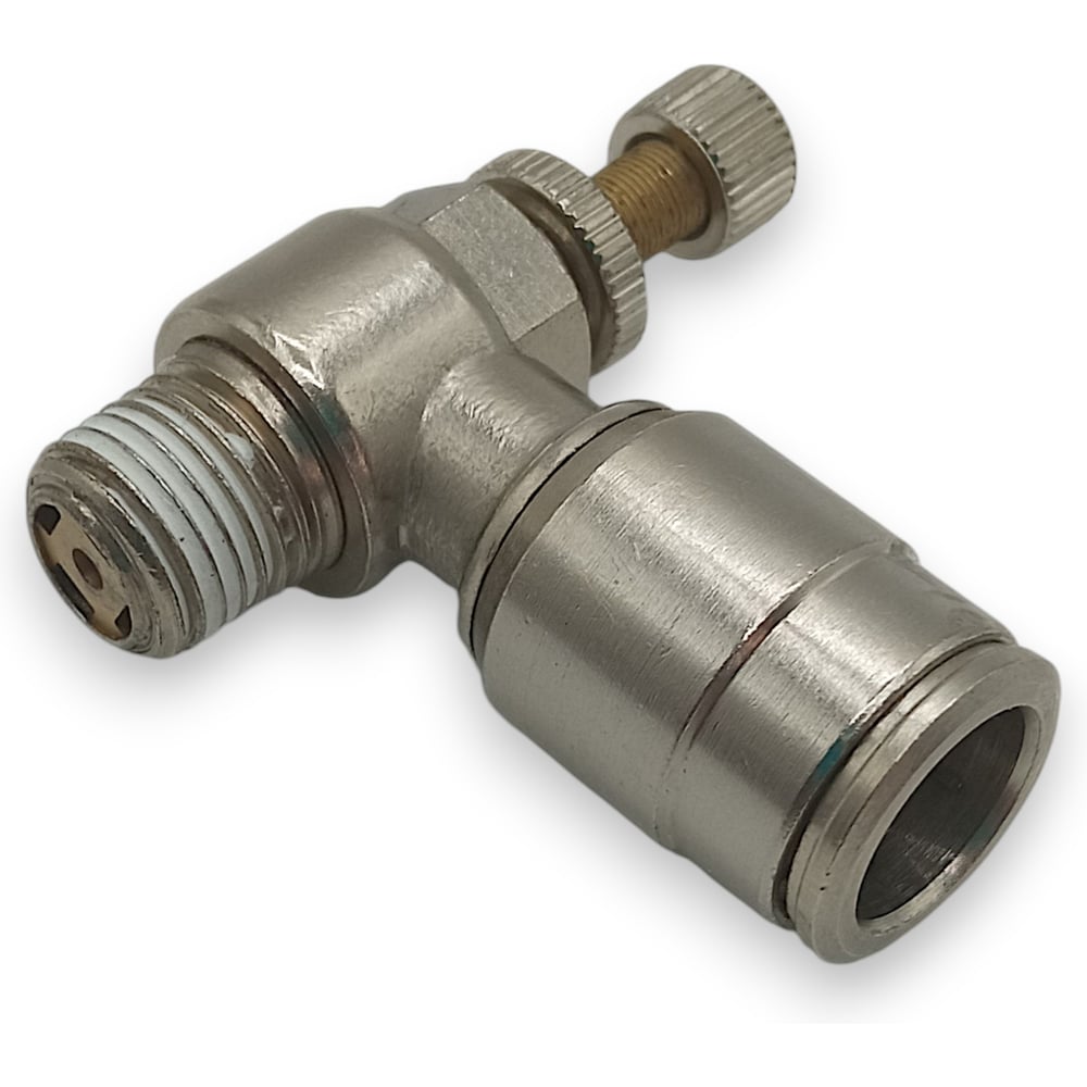 Изображение товара Крановый узел KEMSC12-02P-A никелированная латунь 1/4М, 12 мм