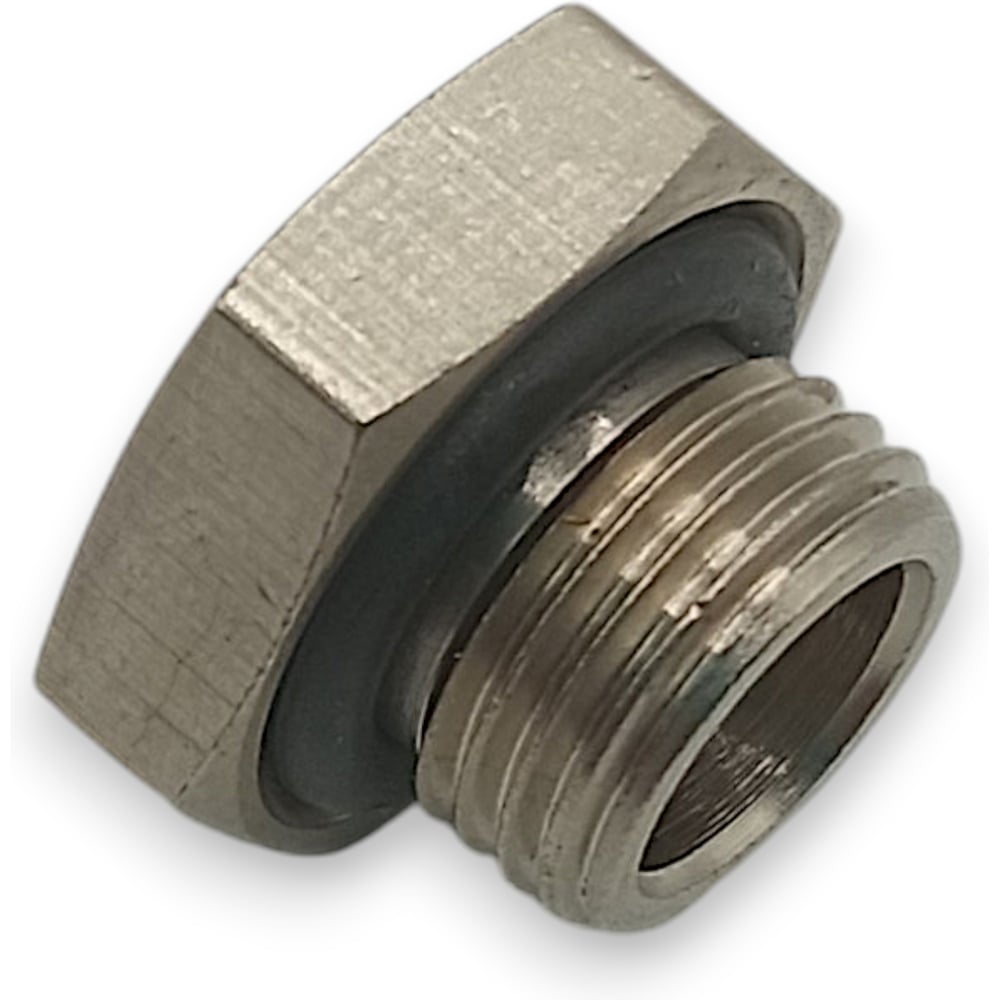 Изображение товара Заглушка механика G1/8 KERBZ-G01 никелированная латунь Изображение товара Заглушка механика G1/8 KERBZ-G01 никелированная латунь