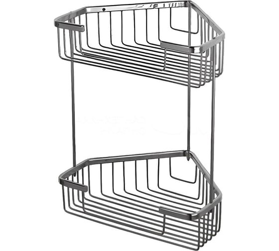 Изображение товара Полка угловая двойная Maretti хром AC58R335-2