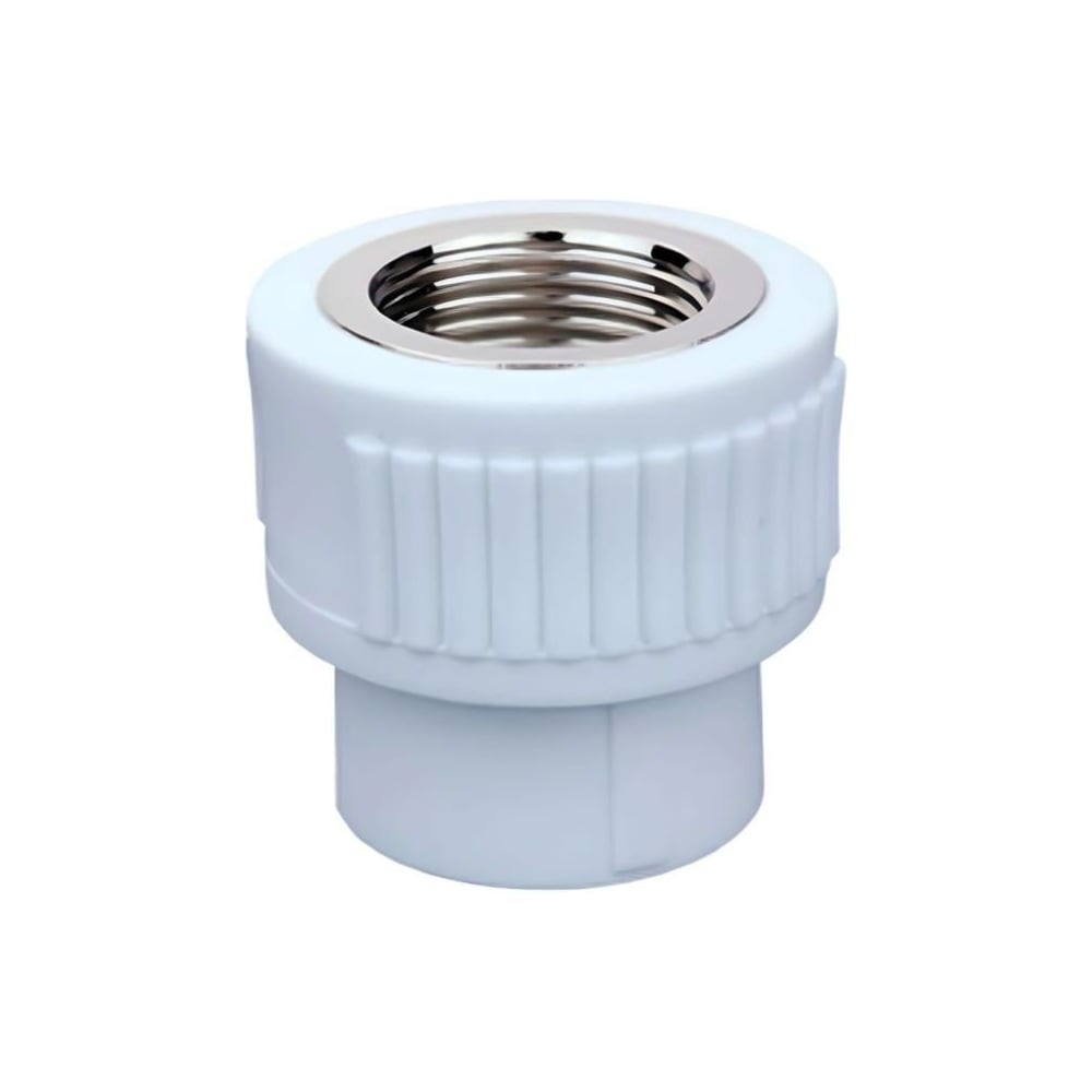 Изображение товара Муфта ViEiR VRSF254 (V) 25x3/4 внутр. резьба комбинированная белая Изображение товара Муфта ViEiR VRSF254 (V) 25x3/4 внутр. резьба комбинированная белая