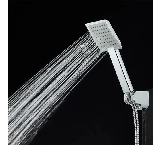 Изображение товара Душевая лейка ViEiR 1 режим квадратная, в пакете, партия 100 шт. VR1015