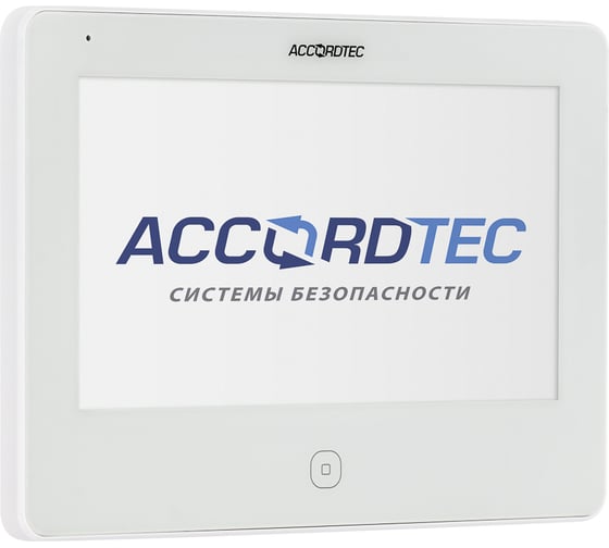 Изображение товара Цветной IP монитор видеодомофона ACCORDTEC AT-VD770W WH AT-13499
