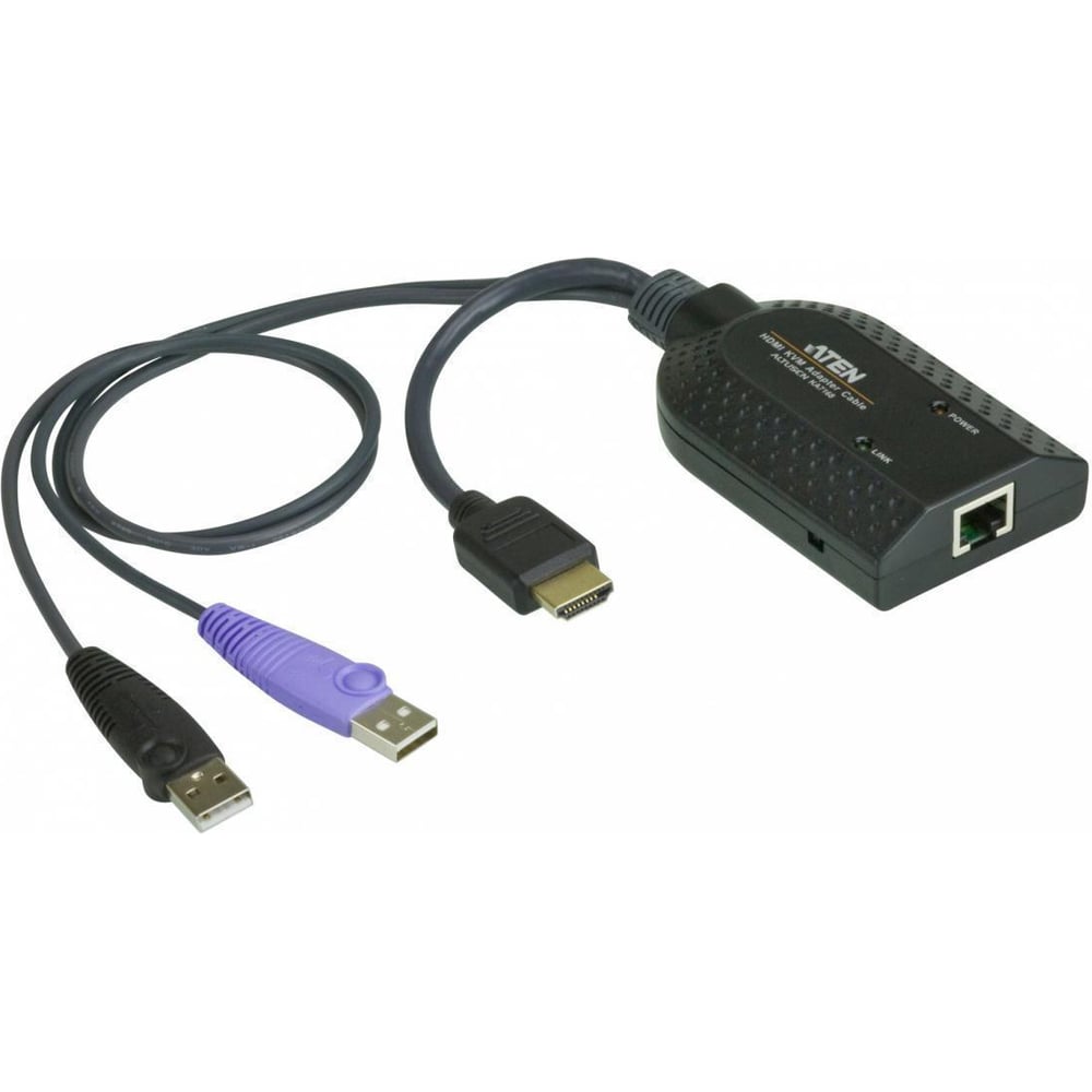 Изображение товара Адаптер ATEN KVM KVM HDMI USB, 50 метр., 1xUTP Cat5e, для подкл.комп.к перекл.KH15xxA/KH15xxAi/KL15xxAi/KH25xxA/KN21xxx/41xxx/11xxv/KMxx32, KA7168-AX