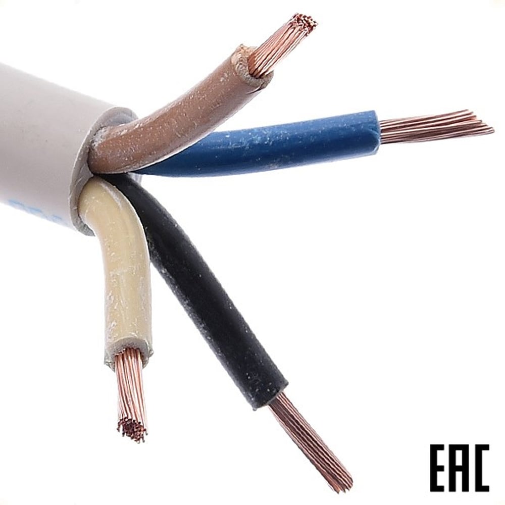 Изображение товара ПВС Медь 4х4 ГОСТ Белый 100 м