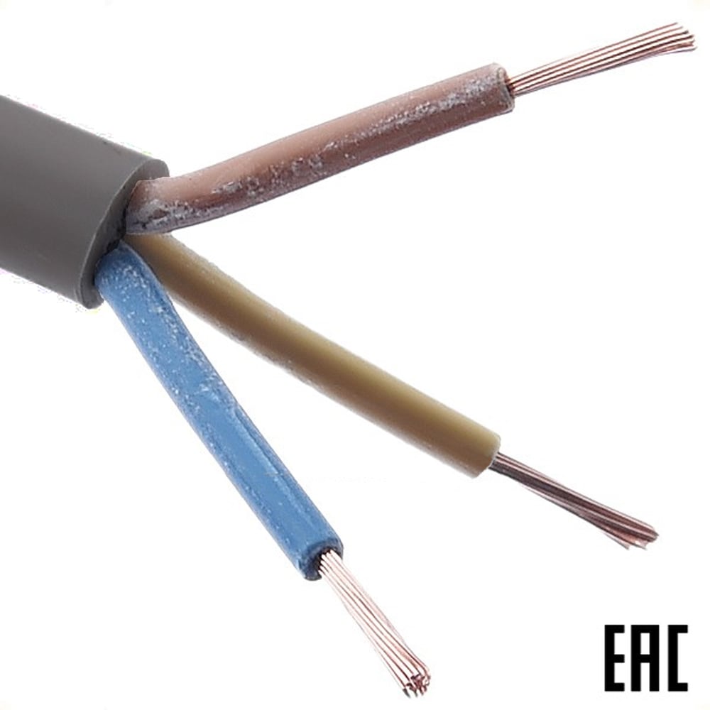 Изображение товара ПВС MW 3х0,75 ГОСТ Серый 200м Изображение товара ПВС MW 3х0,75 ГОСТ Серый 200м