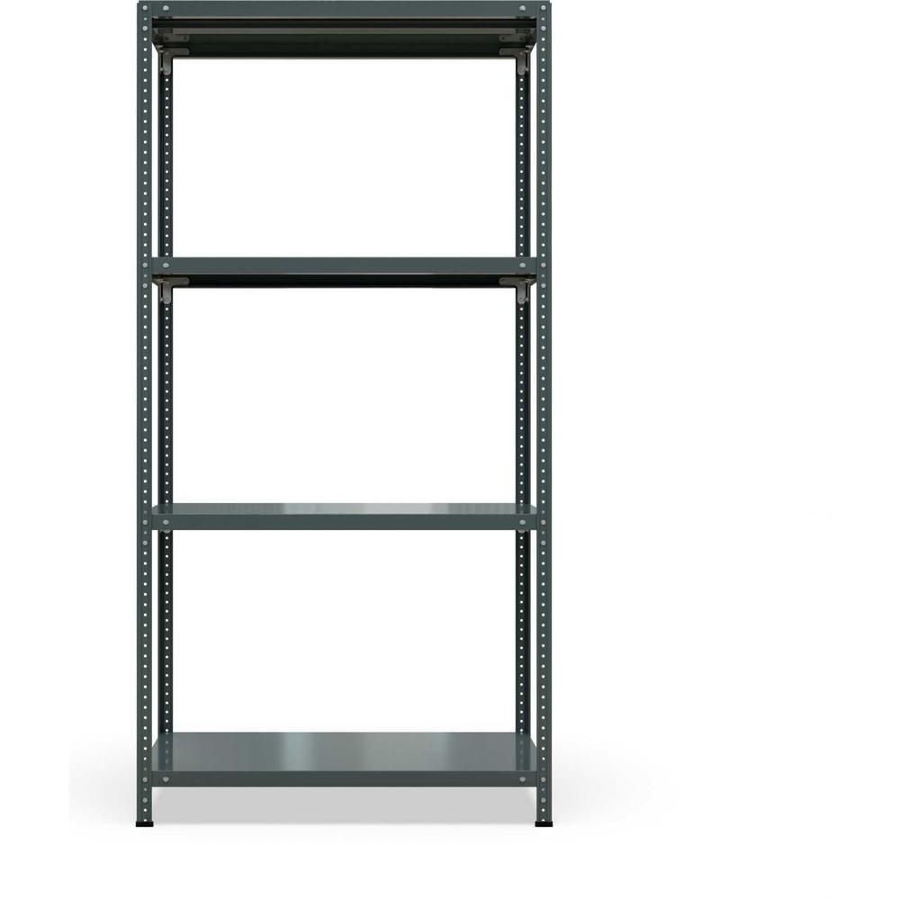 Изображение товара Стеллаж металлический IRONMEBEL Прайм 1300, 2000х1200х500 мм, 4 полки, серый графит M-PRI-2000-1205-4T