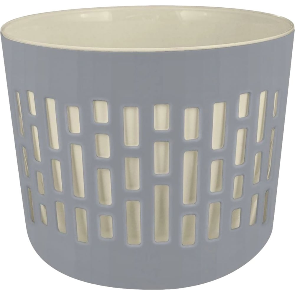 Изображение товара Горшок Plast Team Берген 0.8 л серый шторм