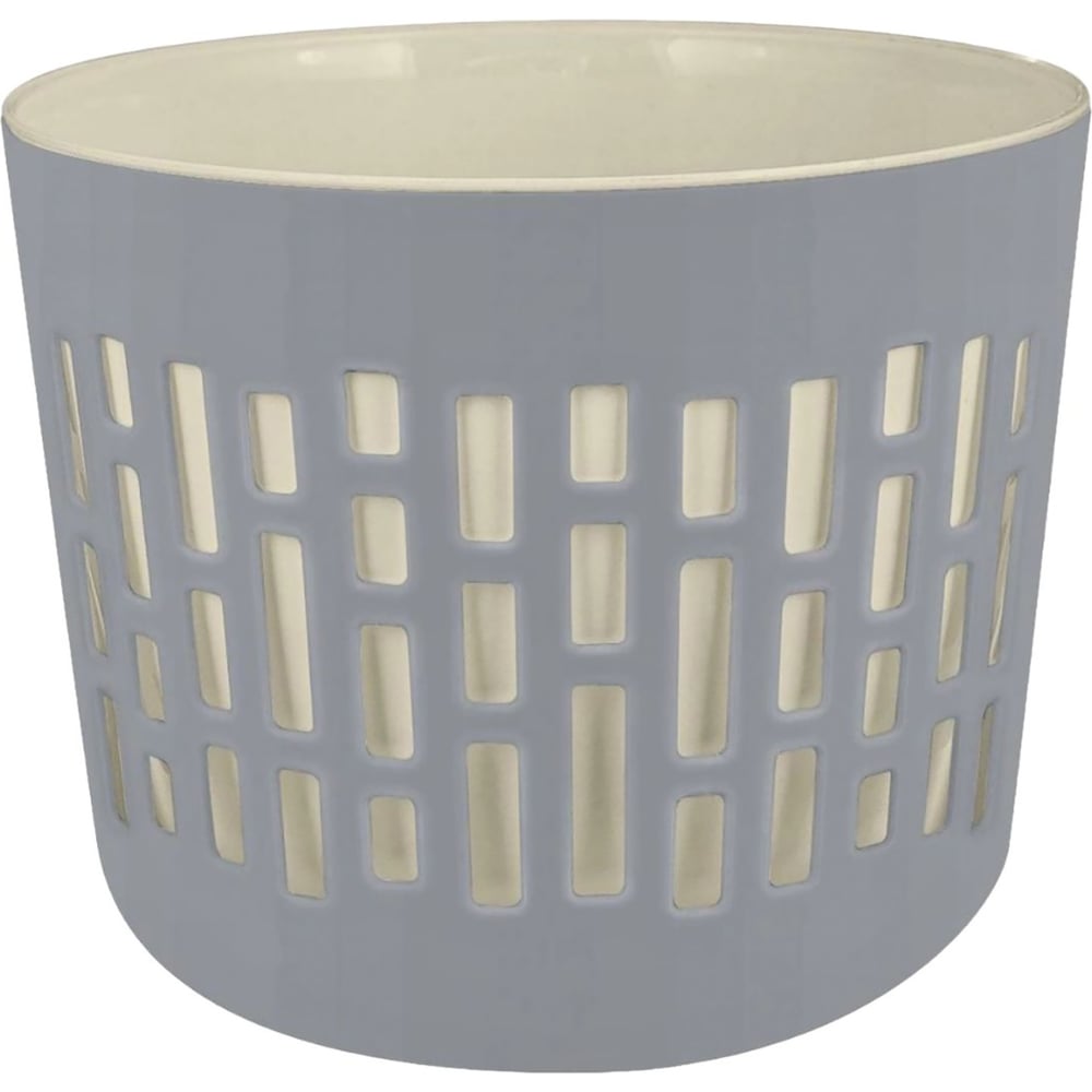 Изображение товара Горшок для цветов Plast Team Берген, 2.9 л, серый шторм 282943